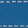 Gurt C1 19mm | Blau / Weiß Thread | Lederteile ohne Schnalle