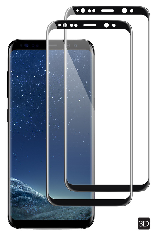 2 Stk. | moVear GLASS mSHIELD 3D für Samsung Galaxy S8 (5.8") (Vollbildschutz)