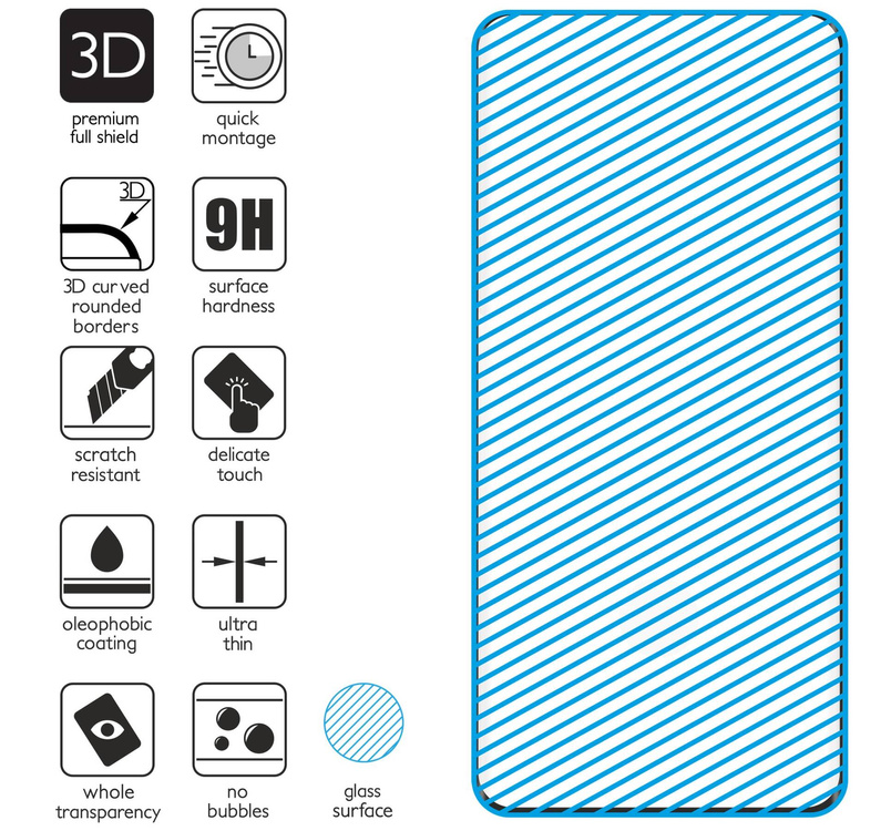 2 Stk. | moVear GLASS mSHIELD 3D für Samsung Galaxy S21 Ultra (6.8") (Vollbildschutz)