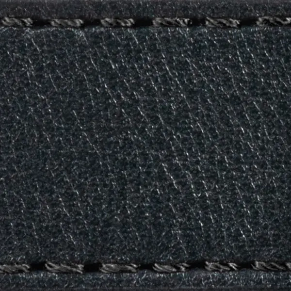 Strap C3X 26mm | Black / Black thread | Leather parts without buckle