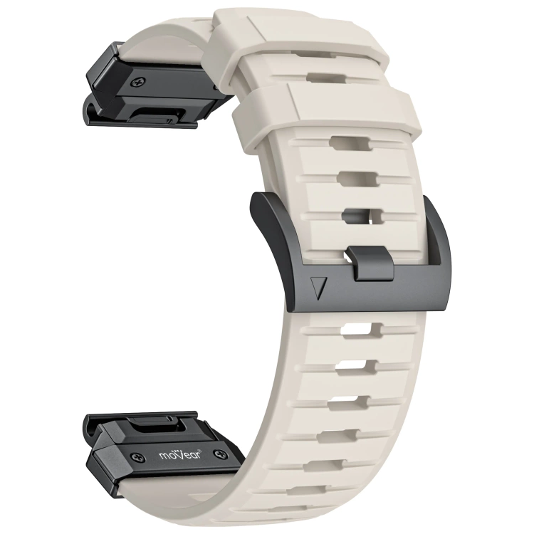 moVear FKM Extreme Strap for Garmin QuickFit 26mm (Fenix / Epix / Quatix / Tactix / Enduro - 51mm) Nude