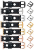 moVear Prestige R1 20mm Schwarz Lederarmband für Apple Watch 8 / 7 / 6 / 5 / 4 / SE (45/44mm) & Ultra (49mm) | Schwarz Nähte [Größe und Schnalle zur Auswahl]