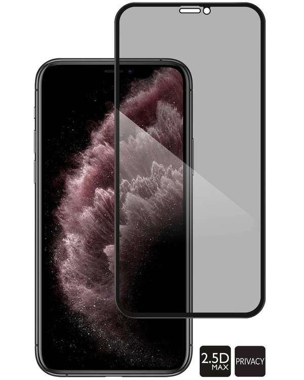 moVear GLASS mSHIELD 2.5D MAX privacy for Apple iPhone 11 Pro Max / Xs Max [ROZMIAR_EKRAN] | (Privatizing, case friendly)