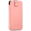 moVear pocketCase C+ Einschubtasche aus Leder für Samsung rozmiar M (ok 151 x 73 x 9mm) | Nappaleder (Rosa)