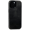 moVear [PRODUCT_MODEL] Lederrückseite für Apple iPhone 15 (6,1") | MagSafe kompatibel, Naturgeöltes Leder (Schwarz)