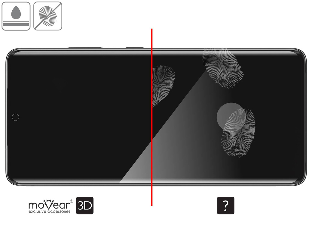 2 pcs. | moVear GLASS mSHIELD 3D for Samsung Galaxy S21 Ultra (6.8") (full screen protection)