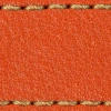 Gurt C1 20mm | Orange / Gold Thread | Lederteile ohne Schnalle