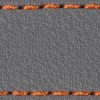 Strap C1 26mm | Gray / Dark Orange thread | Leather parts without buckle