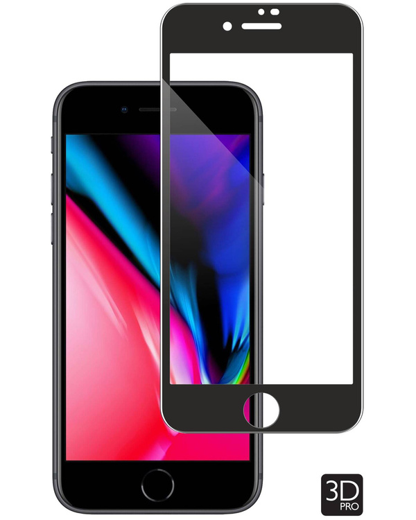 moVear GLASS mSHIELD 3D PRO for Apple iPhone 8 / 7 (4.7") (full screen protection)