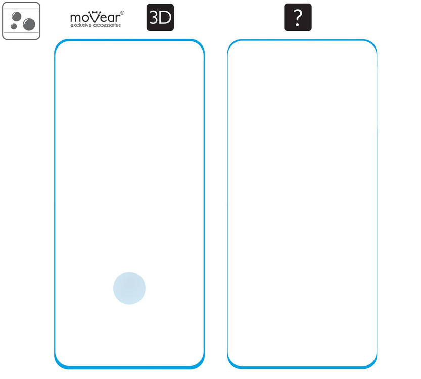 2 pcs. | moVear GLASS mSHIELD 3D for Samsung Galaxy S21 Ultra (6.8") (full screen protection)