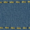 Gurt C1 26mm | Blaue Jeans / Gelb Thread | Lederteile ohne Schnalle