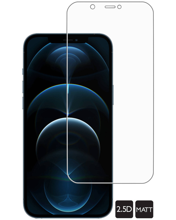 moVear GLASS mSHIELD 2.5D MATT für Apple iPhone 12 Pro Max (6.7") | (Antireflex, Handyhülle freundlich)