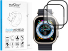 2 pcs. | moVear flexible mSHIELD 2D for Apple Watch Ultra (49mm) (1.92"). Armored hybrid glass.