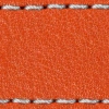 Gurt C1 24mm | Orange / Silber Thread | Lederteile ohne Schnalle