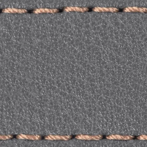 Gurt C1 19mm | Grau / Roségold Thread | Lederteile ohne Schnalle