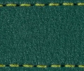 Strap C1 24mm | Bottle green / Lime thread | Leather parts without buckle