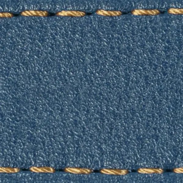 Strap C1 26mm | Blue Jeans / Gold thread | Leather parts without buckle