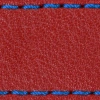Strap C1 22mm | Scarlet red / Blue thread | Leather parts without buckle