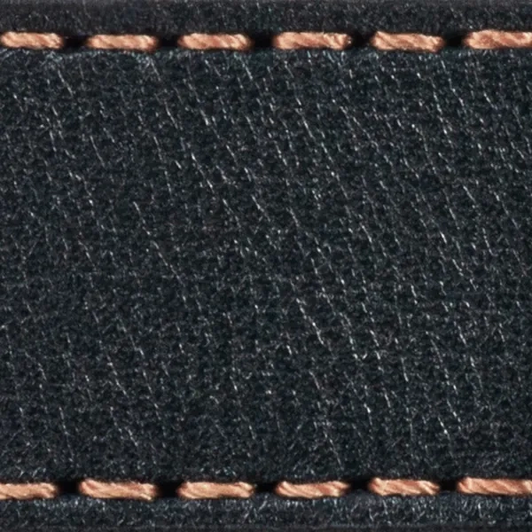 Watch strap pad W1 24mm | Black / Rose gold thread