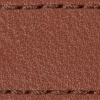 Watch strap pad W1 20mm | Brown / Dark brown thread