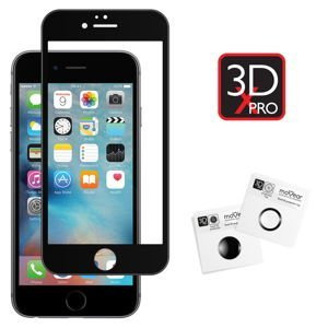 moVear GLASS mSHIELD 3D X-PRO for Apple iPhone 6 / 6s | Tempered Glass screen protector full coverage, 9H