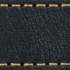 Gurt C1 24mm | Schwarz / Gold Thread | Lederteile ohne Schnalle