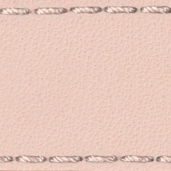 Gurt C1 21mm | Fleisch rosa / Nude-Rosa Thread | Lederteile ohne Schnalle