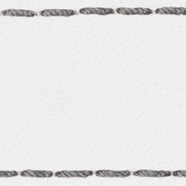 Gurt C1 24mm | Weiß / Graphit Thread | Lederteile ohne Schnalle