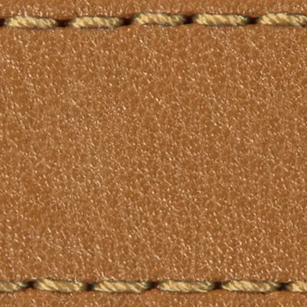Strap C1 26mm | Light brown / Gold thread | Leather parts without buckle