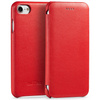 moVear flipSide S Leather slim case for Apple iPhone SE (2022 / 2020) / 8 / 7 (4.7") | Nappa leather (Red)