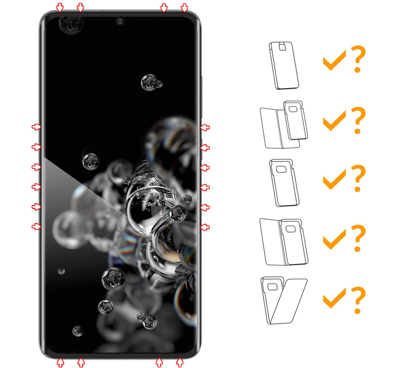 2 Stk. | moVear GLASS mSHIELD 3D für Samsung Galaxy S20 Ultra (6.9") (Vollbildschutz)