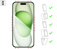 moVear mBOX GLASS mSHIELD 2.5D for Apple iPhone 16/15 Plus / 15 Pro Max (6.7") (easy installation)