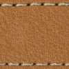 Gurt C1 20mm | Hellbraun / Cremig Thread | Lederteile ohne Schnalle