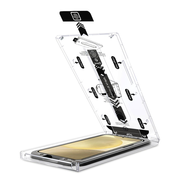moVear mBOX GLASS mSHIELD 2.5D für Samsung Galaxy S25+/S24+ (Plus) (6.7") (einfache Installation)