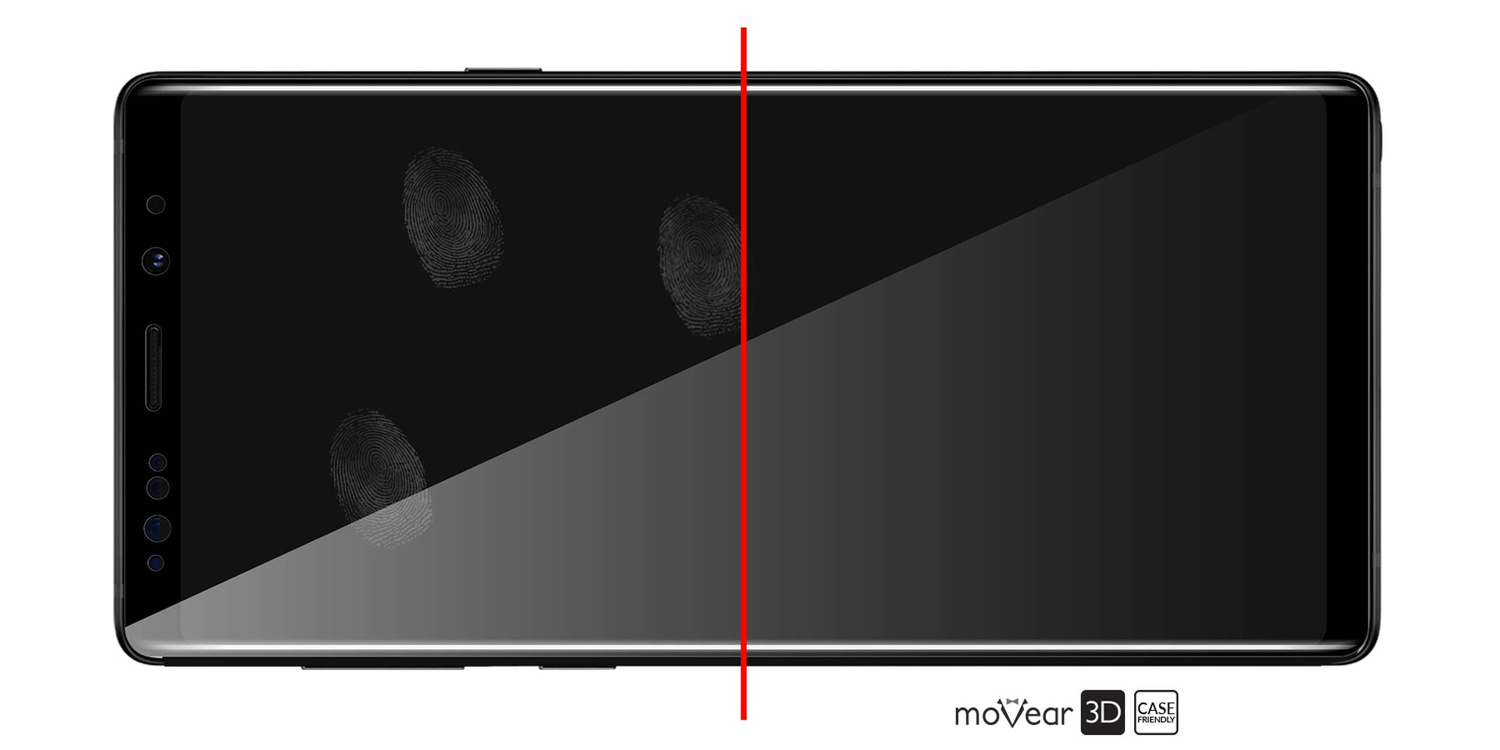 moVear GLASS mSHIELD 3D für Samsung Galaxy Note 9 (6.3") (Vollbildschutz)