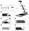 moVear mBOX GLASS mSHIELD 2.5D MAX MATT für Apple iPhone 15 Pro Max (6.7") (Handyhülle freundlich, Antireflex, mit Applikator)
