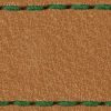 Strap C1 19mm | Light brown / Dark green thread | Leather parts without buckle