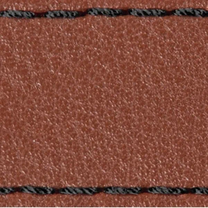 Gurt C1 21mm | Braun / Schwarz Thread | Lederteile ohne Schnalle
