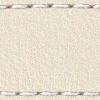 Gurt C1 20mm | Beige / Weiß Thread | Lederteile ohne Schnalle