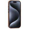 moVear [PRODUCT_MODEL] Lederrückseite für Apple iPhone 15 Pro (6.1") | MagSafe kompatibel, Naturgeöltes Leder (Dunkelbraun)
