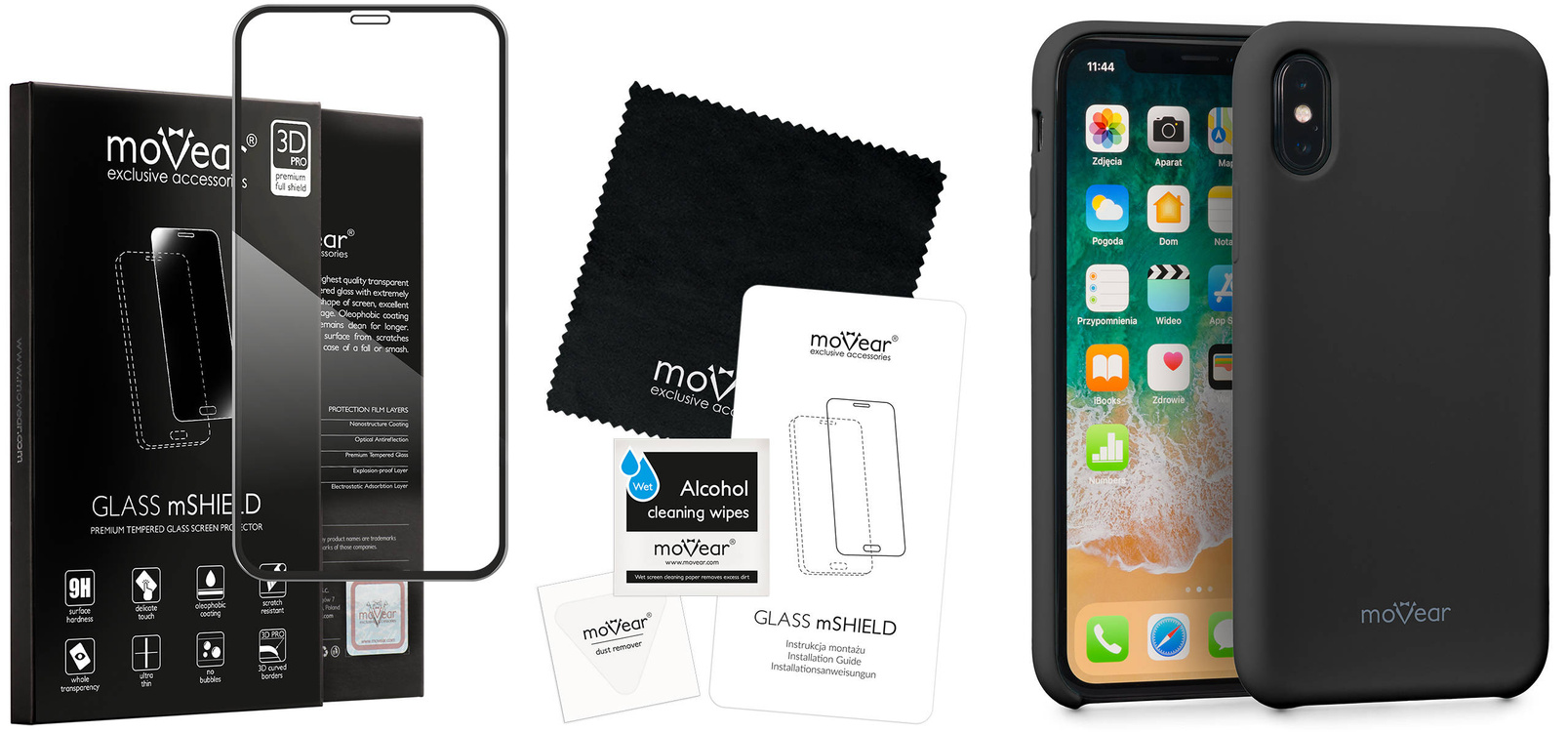 moVear silkyCase Etui na Apple iPhone Xs MAX | Silikon