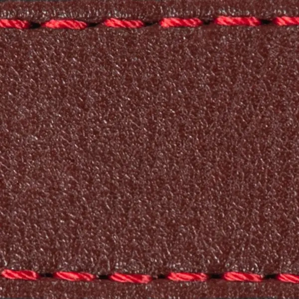 Strap C1 26mm | Auburn / Red thread | Leather parts without buckle