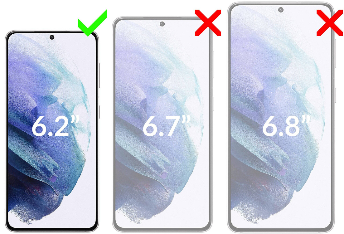 moVear GLASS mSHIELD 2.5D für Samsung Galaxy S21 (6.2") (Handyhülle freundlich)