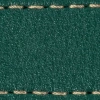 Watch strap pad W1 20mm | Bottle green / Creamy thread