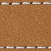 Strap C1 18mm | Light brown / White thread | Leather parts without buckle