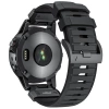 moVear FKM Extreme Armband für Garmin QuickFit 26mm (Fenix / Epix / Quatix / Tactix / Enduro - 51mm) Schwarz