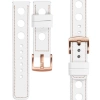 moVear Prestige R1 26mm Uhrenarmband aus Leder | Weiß, Weiß Nähte [Größen XS-XXL und Schnalle zur Auswahl]