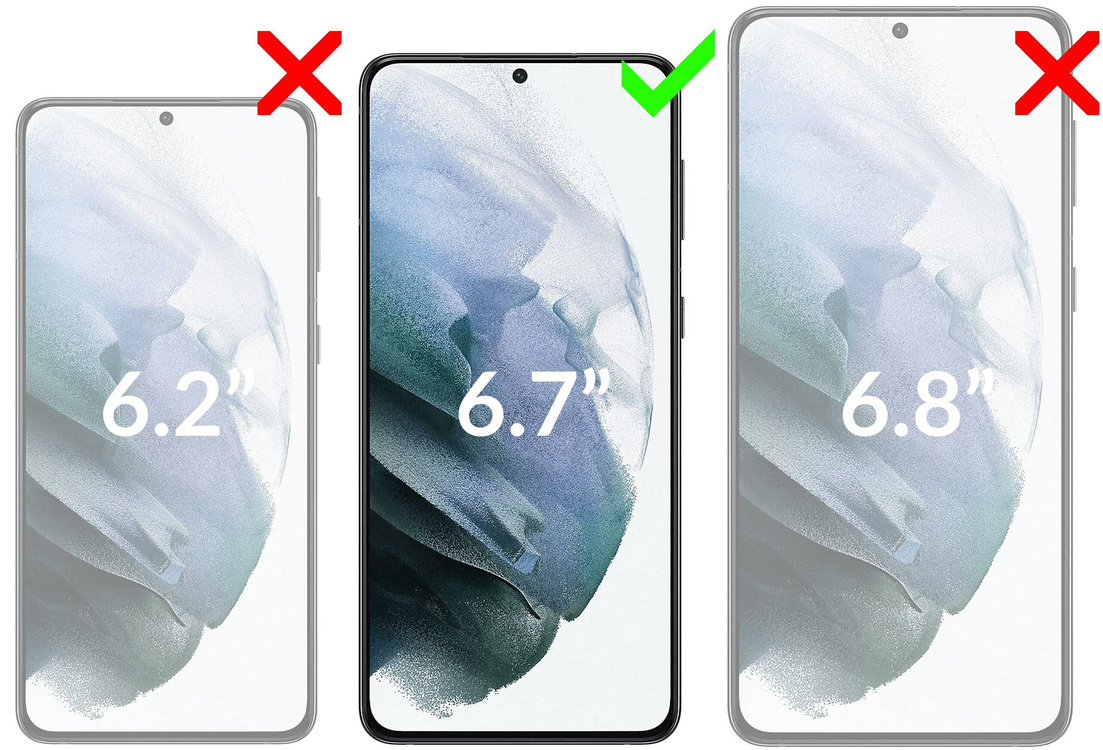 moVear GLASS mSHIELD 2.5D für Samsung Galaxy S21+ (Plus) (6.7") (Handyhülle freundlich)