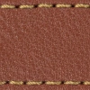 Strap C1 24mm | Brown / Gold thread | Leather parts without buckle