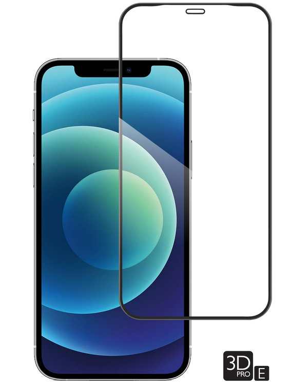 moVear GLASS mSHIELD 3D PRO-E for Apple iPhone 12 Pro / 12 (6.1") (case friendly)